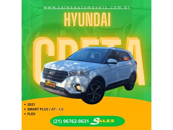 HYUNDAI CRETA 1.6 16V FLEX SMART PLUS AUTOMÁTICO HYUNDAI CRETA 1.6 16V FLEX SMART PLUS AUTOMÁTICO